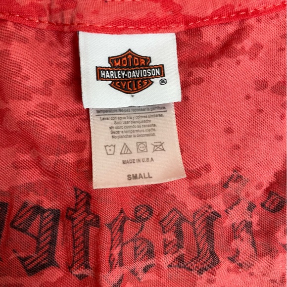 Harley-Davidson Red T-Shirt - Picture 3 of 9